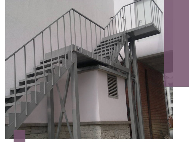 Монтаж пожарных лестниц под ключ в Назрани с гарантией качества