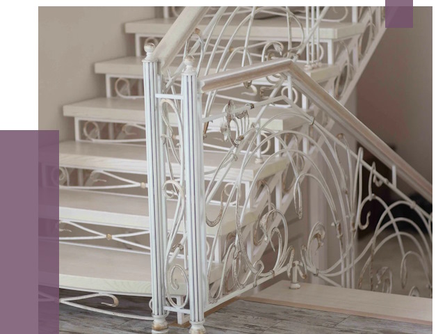 Изготовление кованых лестниц на заказ в Назрани от 87312 руб. | ПРОЛЁТ-Нзр