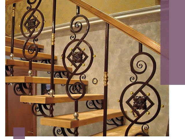 Изготовление кованых лестниц под ключ в Назрани