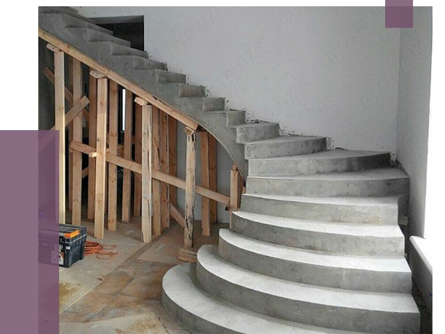 Изготовление бетонных лестниц под ключ в Назрани от 20030 руб. | ПРОЛЁТ-Нзр
