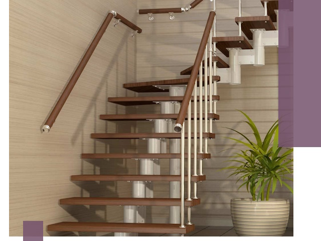 Изготовление модульных лестниц под ключ в Назрани