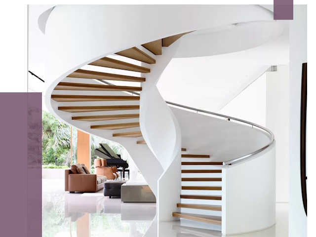 Винтовые лестницы в Назрани под ключ от 48792 руб. | ПРОЛЁТ-Нзр