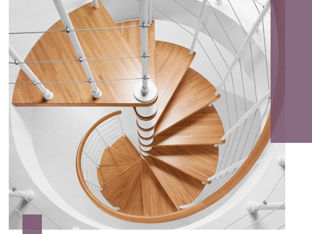 Изготовление винтовых лестниц под ключ в Назрани