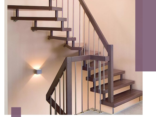 Изготовление лестниц на больцах в Назрани под ключ