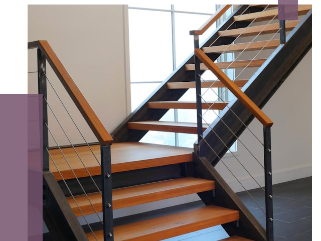 Изготовление лестниц на металлокаркасе в Назрани от 19003 руб. | ПРОЛЁТ-Нзр