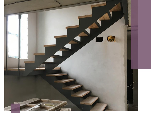 Изготовление лестниц на металлокаркасе в Назрани от производителя