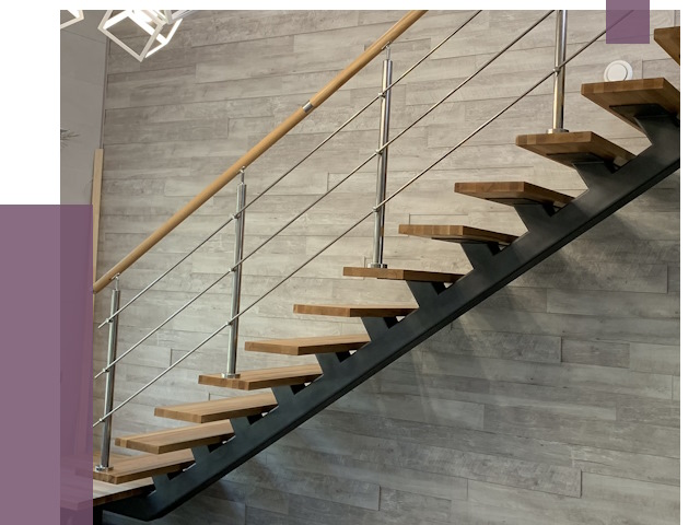 Изготовление лестниц на монокосоуре в Назрани от 76526 руб. 