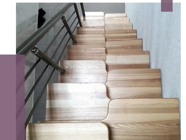 Лестницы гусиный шаг в Назрани от 13097 руб. под ключ | ПРОЛЁТ-Нзр