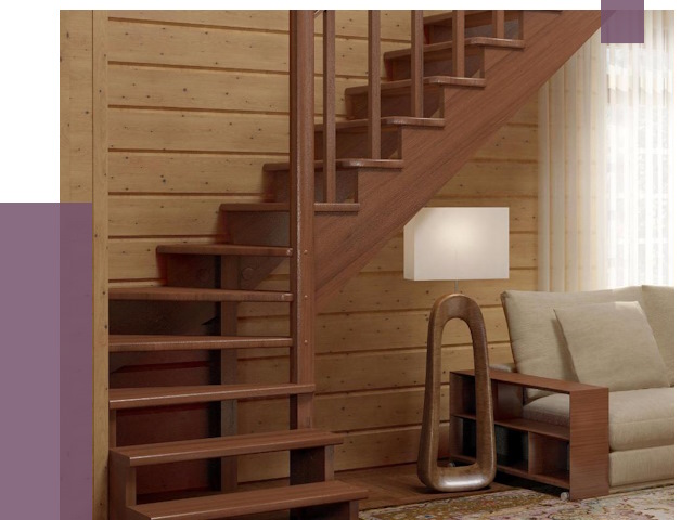 Лестницы эконом класса в Назрани от 18336 руб. бюджетные решения