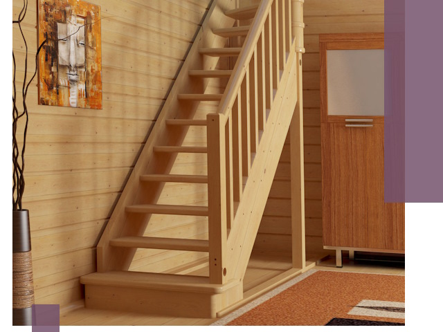 Лестницы эконом класса под ключ в Назрани — недорого и быстро