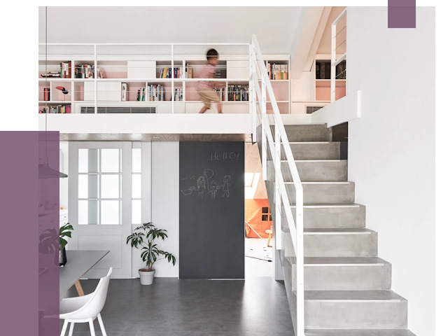 Лестницы для двухуровневой квартиры в Назрани от 177192 руб. | ПРОЛЁТ-Нзр