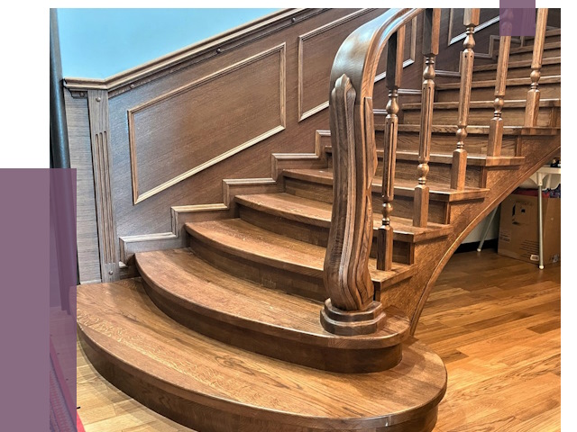 Дубовые лестницы под ключ в Назрани от 177192 руб. — ПРОЛЁТ-Нзр