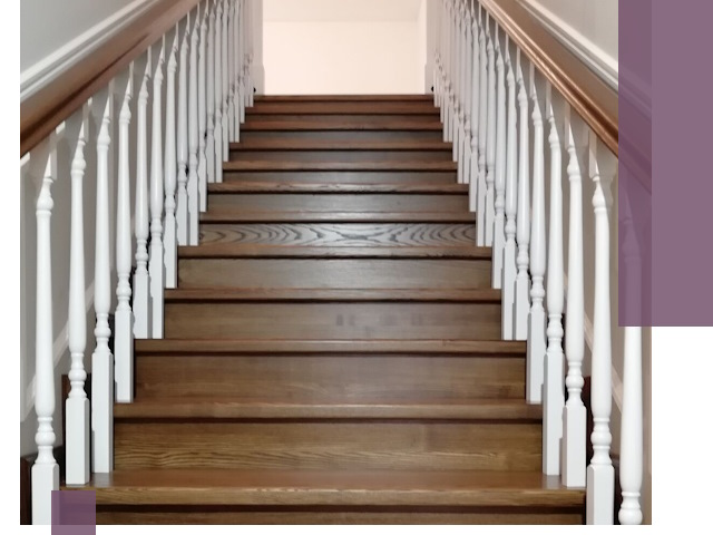 Лестницы из ясеня на заказ в Назрани — изготовление и монтаж