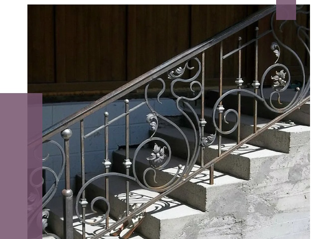 Кованые перила в Назрани от 8731 руб. под ключ — качество от ПРОЛЁТ-Нзр