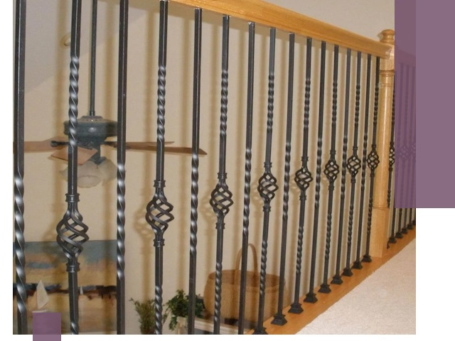 Изготовление и монтаж кованных перил в Назрани под ключ