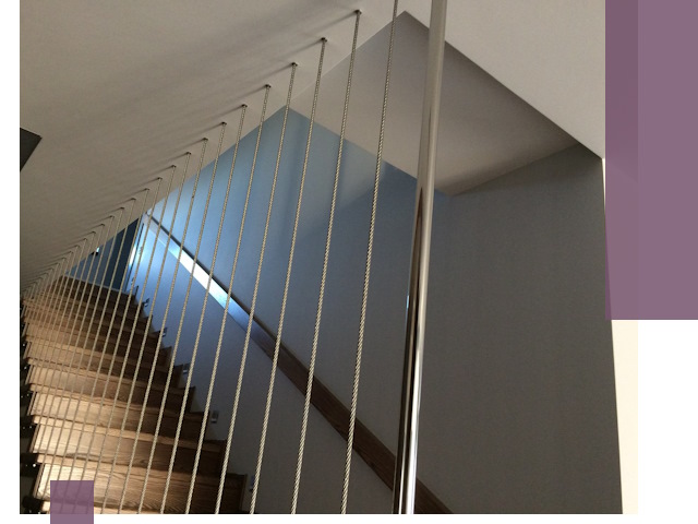 Тросовые перила под ключ в Назрани — производство и монтаж