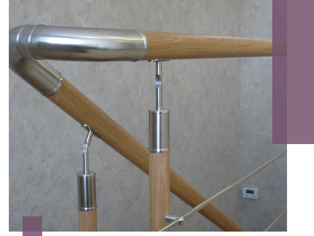 Комбинированные перила на заказ в Назрани — монтаж и производство