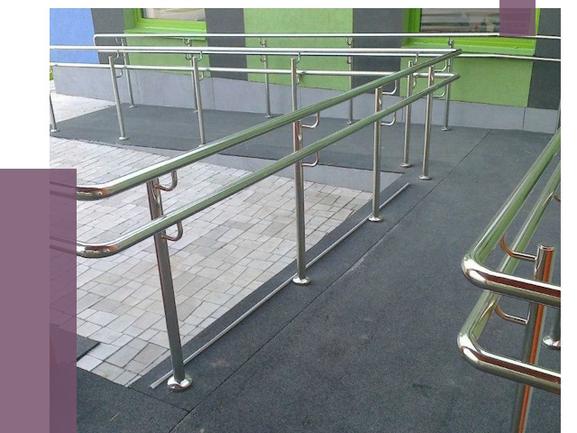 Ограждения пандусов в Назрани от 4366 руб. монтаж | ПРОЛЁТ-Нзр