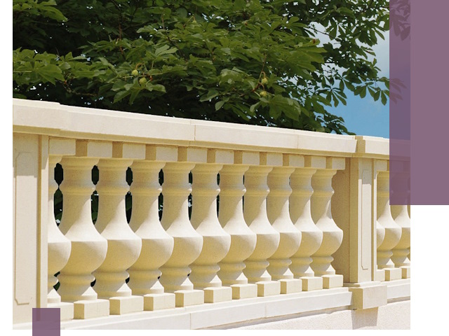 Установка балюстрады в Назрани: изготовление и монтаж под ключ