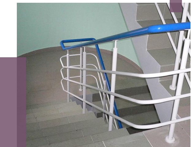 Перила в подъезде в Назрани — установка и замена от 7447 руб. | ПРОЛЁТ-Нзр