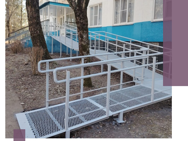 Пандусы под ключ в Назрани: изготовление, монтаж и демонтаж