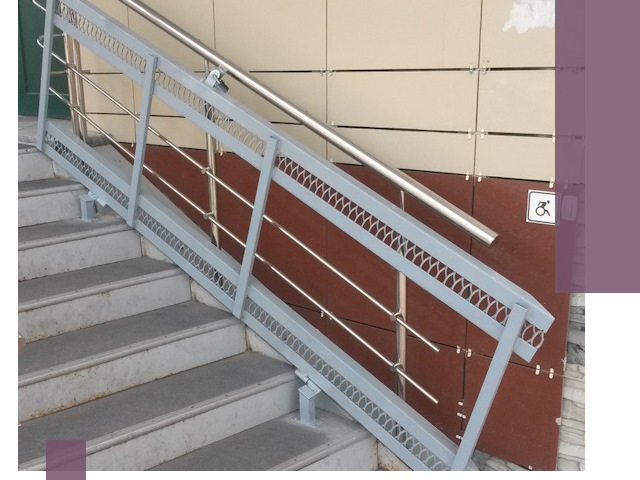 Изготовление откидных пандусов под ключ в Назрани