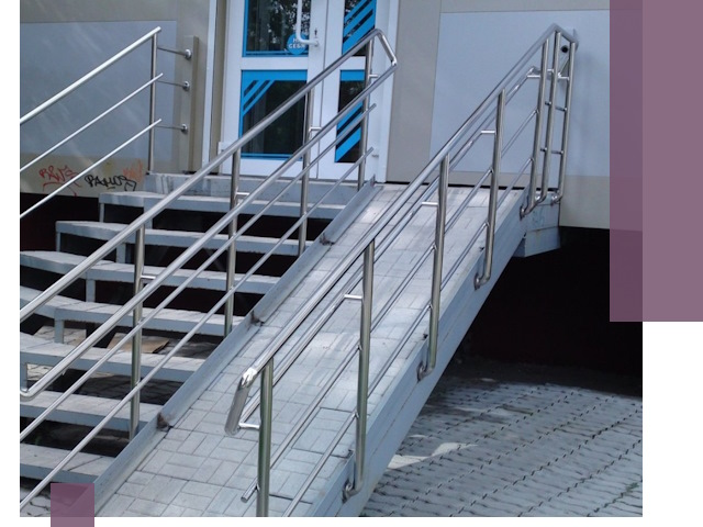 Пандус на крыльцо под ключ в Назрани: монтаж и изготовление