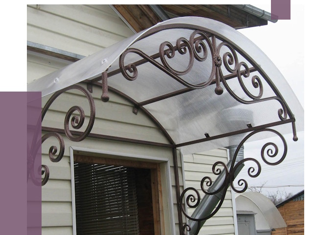 Изготовление козырьков в Назрани от 7396 руб. — заказать | ПРОЛЁТ-Нзр