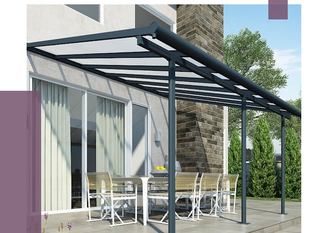 Навесы пристенные в Назрани от 9142 руб. — монтаж и установка | ПРОЛЁТ-Нзр