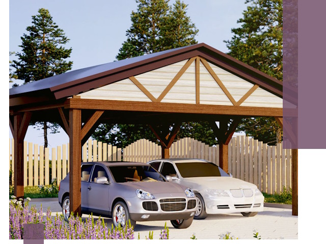 Навесы для автомобиля в Назрани — изготовление и монтаж