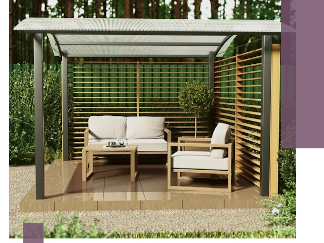 Навесы для дачи в Назрани: изготовление, монтаж и демонтаж