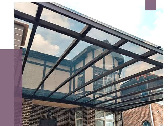 Навесы из поликарбоната в Назрани от 8649 руб. под ключ — ПРОЛЁТ-Нзр