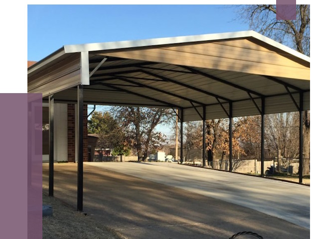 Двускатные навесы в Назрани от 8064 руб.  | ПРОЛЁТ-Нзр