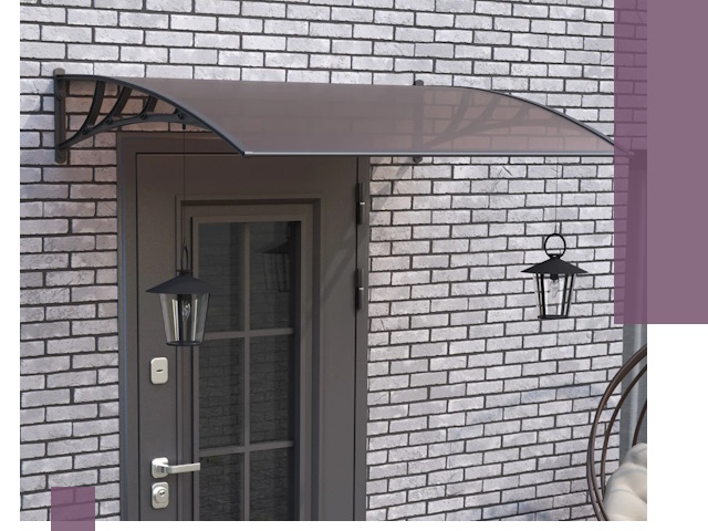 Недорогие козырьки и навесы под ключ в Назрани