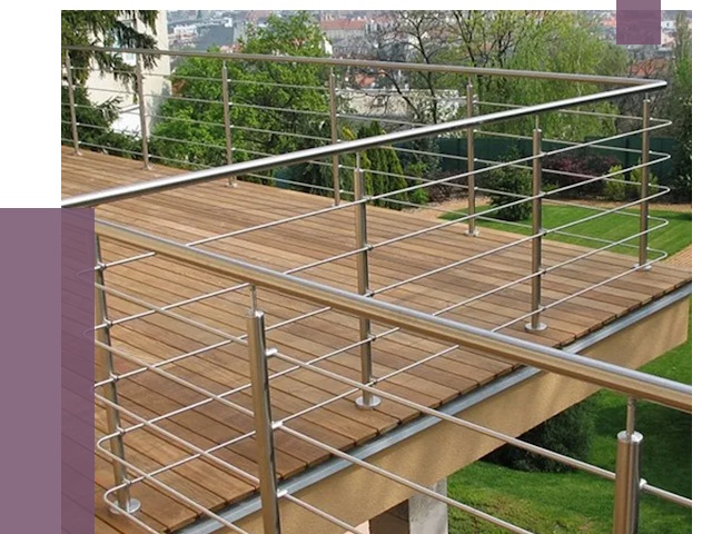 Алюминиевые парапеты в Назрани под ключ от 7807 руб. 