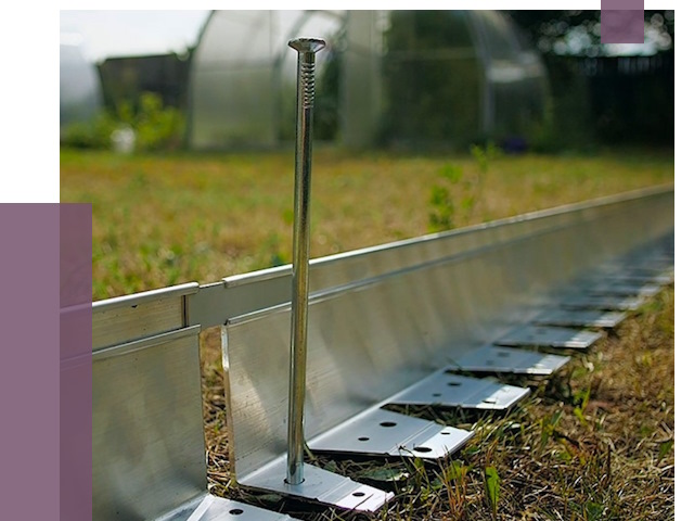 Металлические бордюры для газона в Назрани от 4314 руб. | ПРОЛЁТ-Нзр