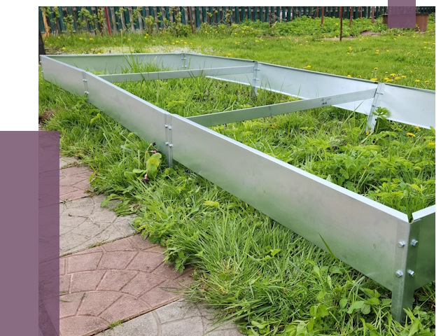 Металлические бордюры для грядок в Назрани от 1798 руб. 