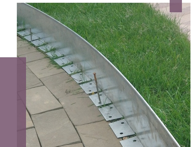 Металлические бордюры для тротуаров в Назрани от 8731 руб.