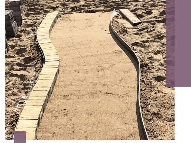 Металлические бордюры для тротуаров в Назрани — прочные и долговечные