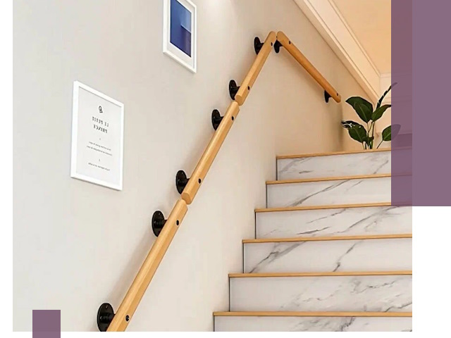 Поручни металлические и деревянные под ключ в Назрани