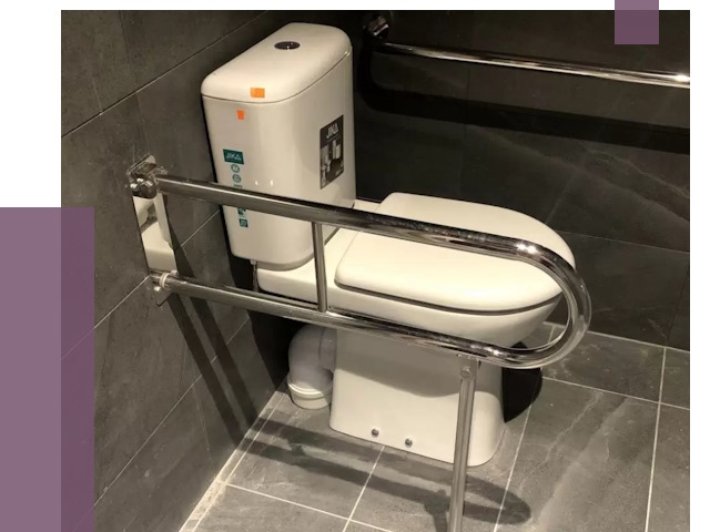 Поручни для санузлов в Назрани от 4314 руб.  | ПРОЛЁТ-Нзр