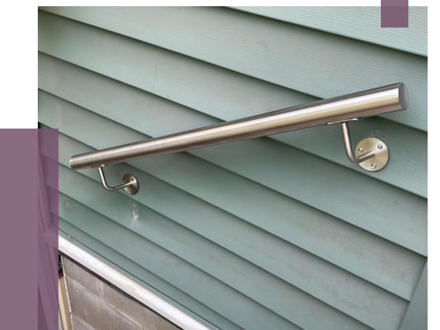 Поручни из нержавеющей стали в Назрани от 7704 руб.  | ПРОЛЁТ-Нзр